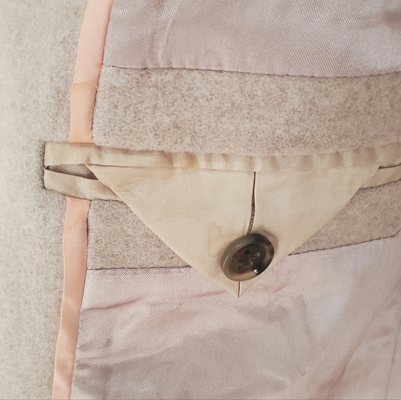 J. Crew Wool Blend Tan City Coat Size 2 Academia Style - Picture 14 of 15